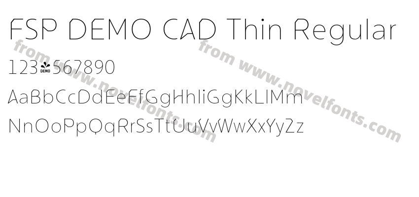 FSP DEMO CAD Thin RegularPreview