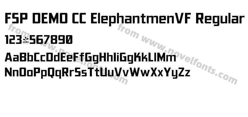 FSP DEMO CC ElephantmenVF RegularPreview