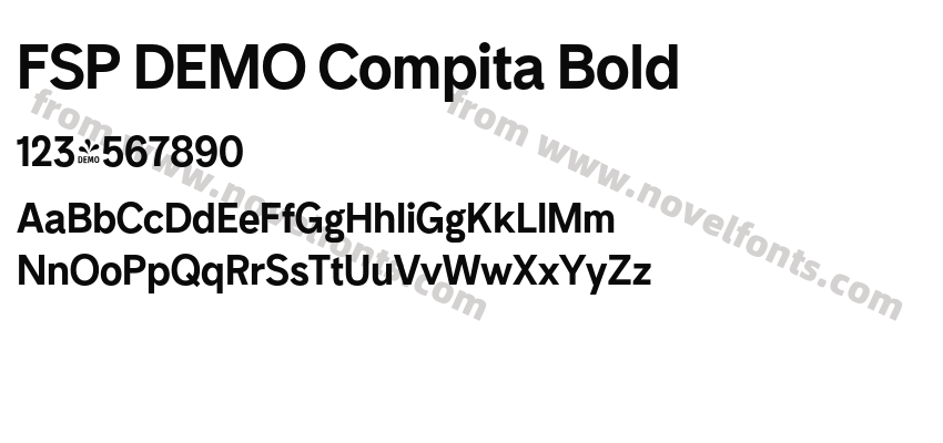 FSP DEMO Compita BoldPreview