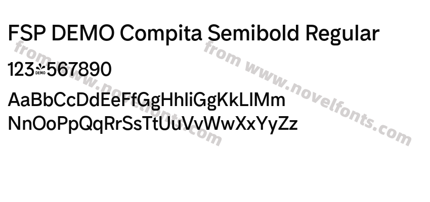 FSP DEMO Compita Semibold RegularPreview
