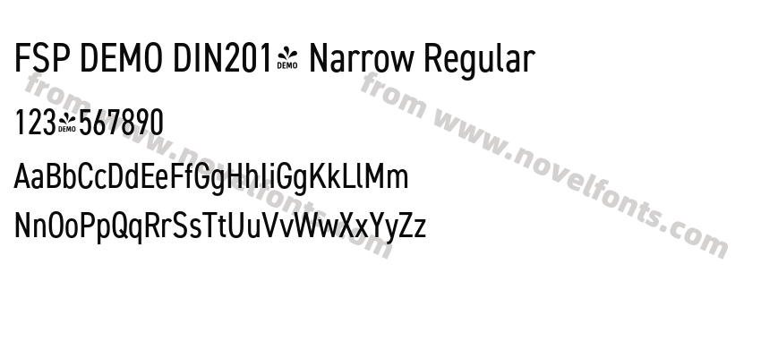 FSP DEMO DIN2014 Narrow RegularPreview