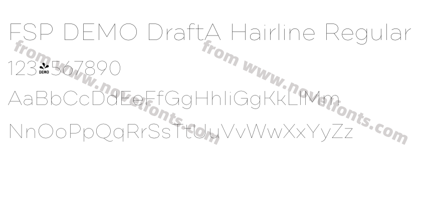FSP DEMO DraftA Hairline RegularPreview