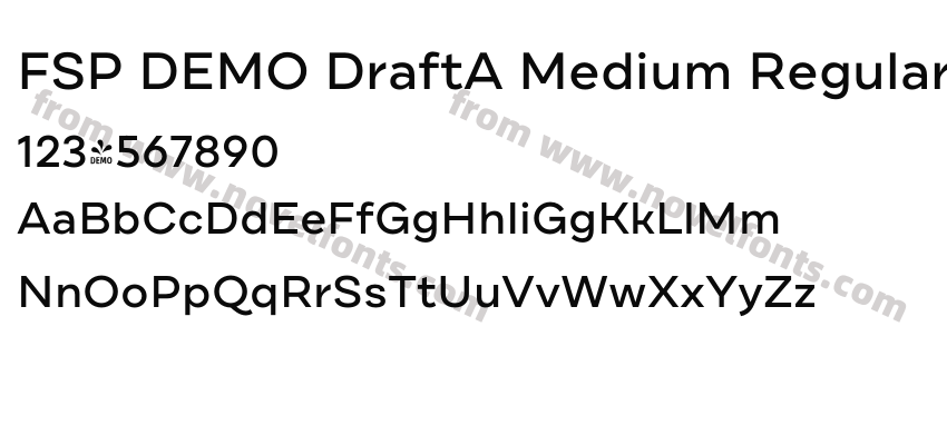 FSP DEMO DraftA Medium RegularPreview