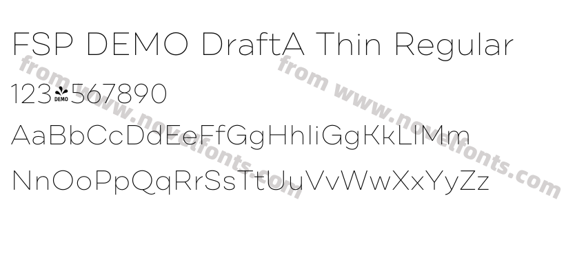 FSP DEMO DraftA Thin RegularPreview