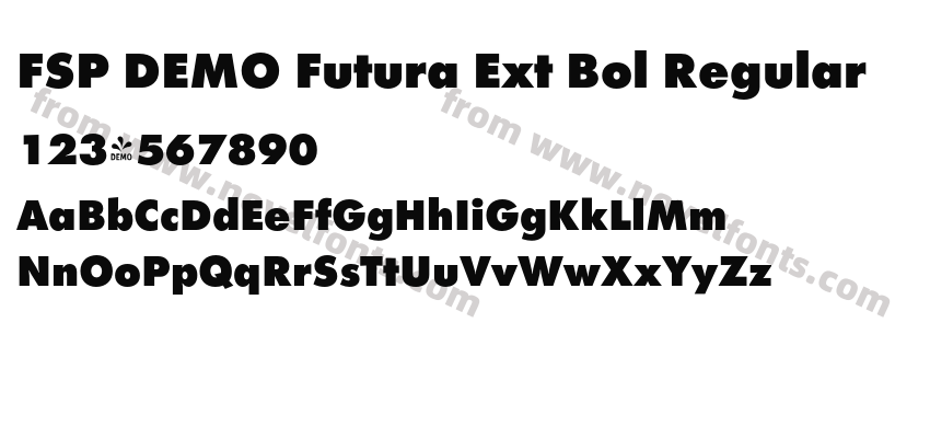 FSP DEMO Futura Ext Bol RegularPreview
