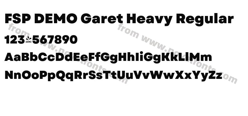 FSP DEMO Garet Heavy RegularPreview