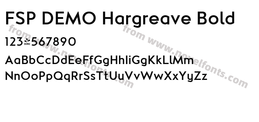 FSP DEMO Hargreave BoldPreview