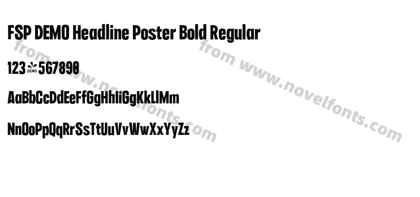 FSP DEMO Headline Poster Bold RegularPreview