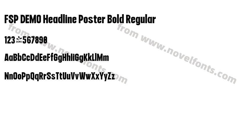 FSP DEMO Headline Poster Bold RegularPreview