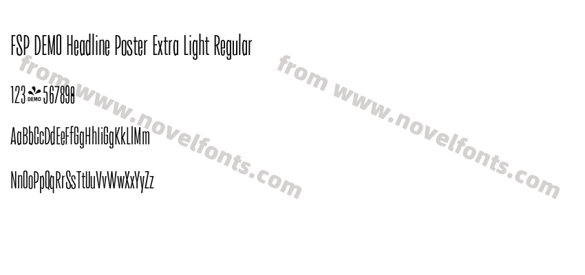 FSP DEMO Headline Poster Extra Light RegularPreview