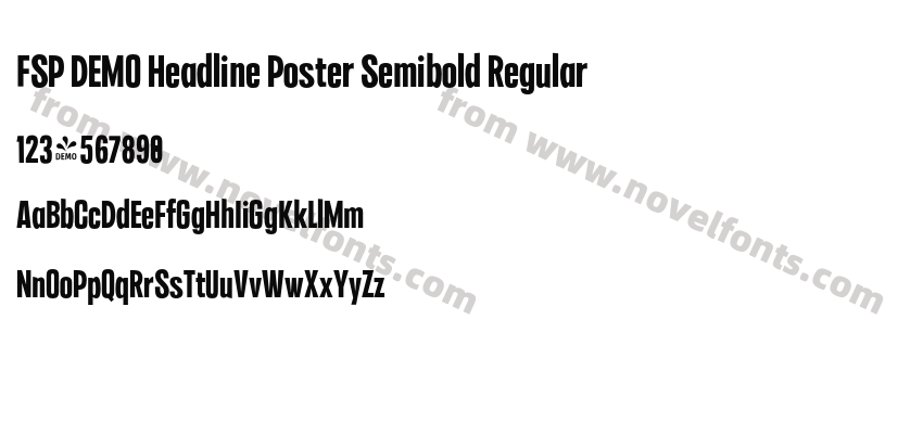 FSP DEMO Headline Poster Semibold RegularPreview
