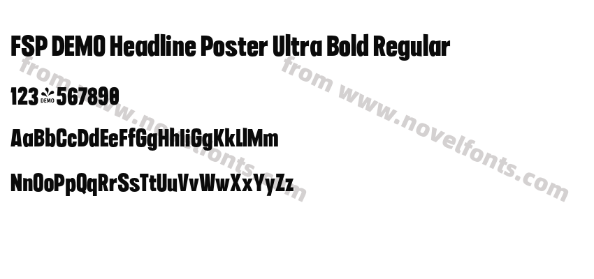 FSP DEMO Headline Poster Ultra Bold RegularPreview