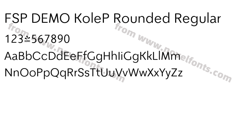 FSP DEMO KoleP Rounded RegularPreview