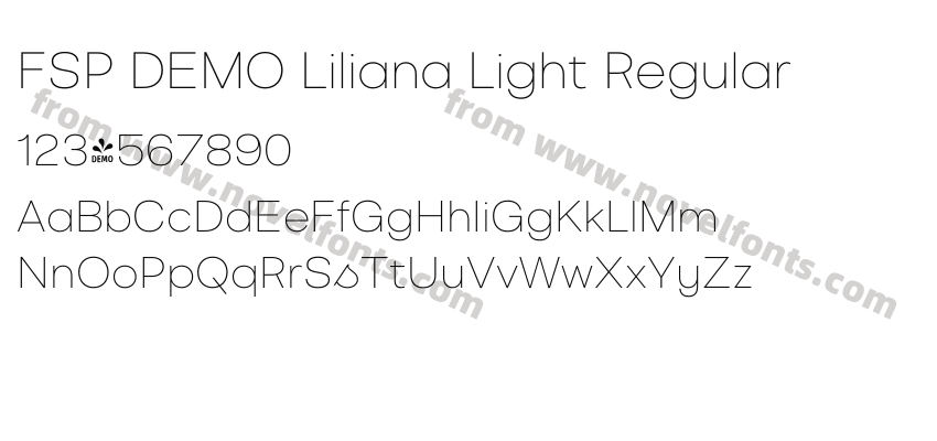 FSP DEMO Liliana Light RegularPreview