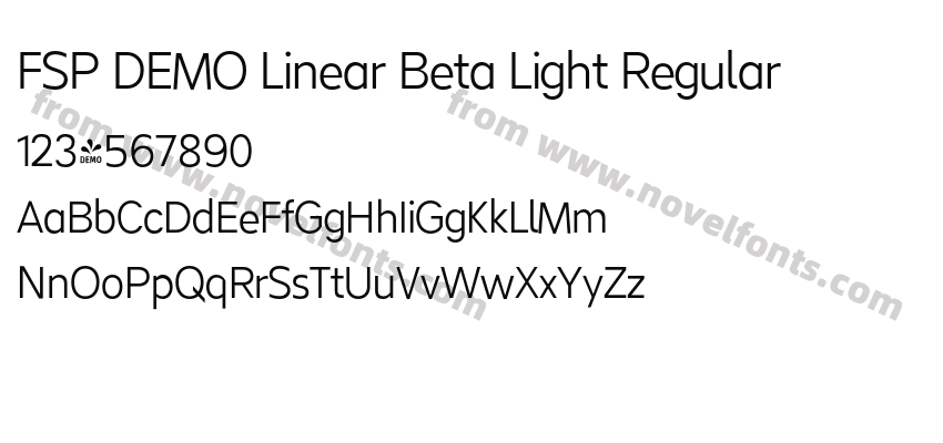 FSP DEMO Linear Beta Light RegularPreview