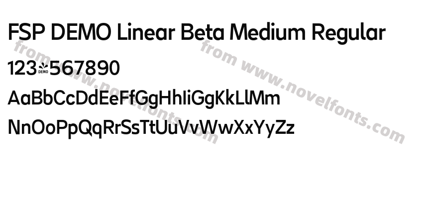 FSP DEMO Linear Beta Medium RegularPreview
