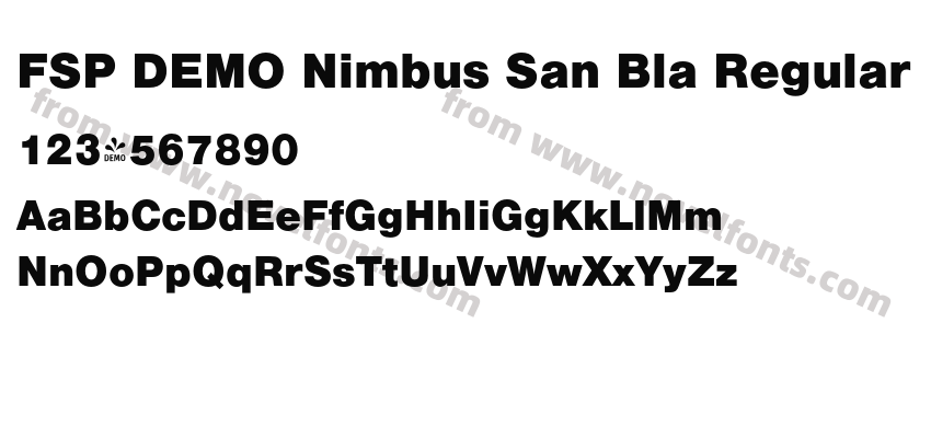 FSP DEMO Nimbus San Bla RegularPreview