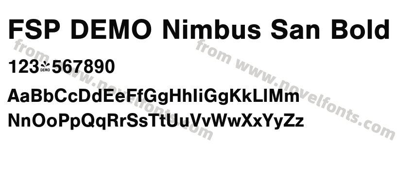 FSP DEMO Nimbus San BoldPreview
