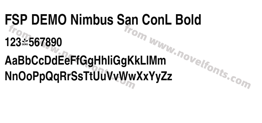 FSP DEMO Nimbus San ConL BoldPreview