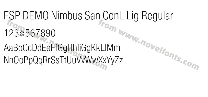 FSP DEMO Nimbus San ConL Lig RegularPreview