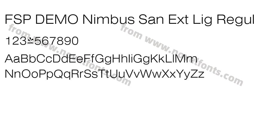 FSP DEMO Nimbus San Ext Lig RegularPreview