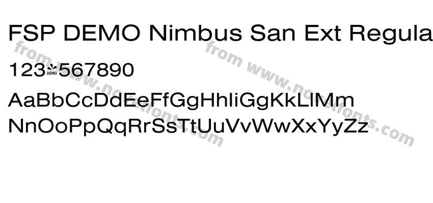 FSP DEMO Nimbus San Ext RegularPreview
