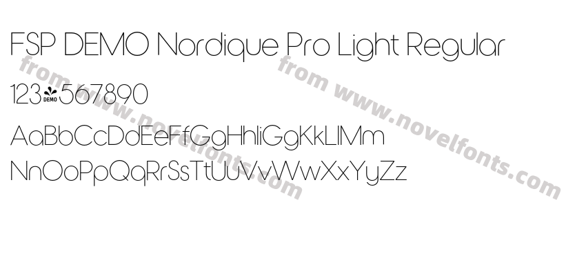 FSP DEMO Nordique Pro Light RegularPreview