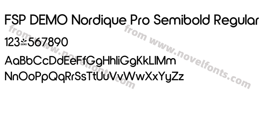 FSP DEMO Nordique Pro Semibold RegularPreview