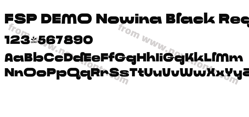 FSP DEMO Nowina Black RegularPreview