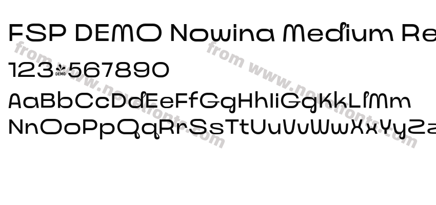 FSP DEMO Nowina Medium RegularPreview
