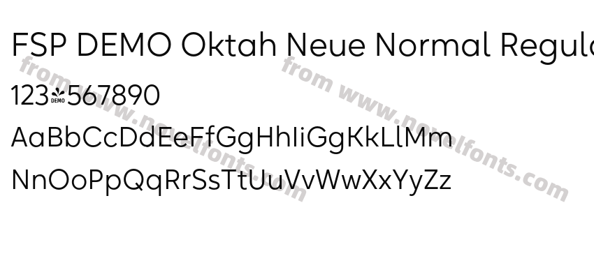 FSP DEMO Oktah Neue Normal RegularPreview