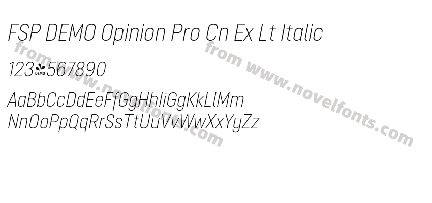 FSP DEMO Opinion Pro Cn Ex Lt ItalicPreview