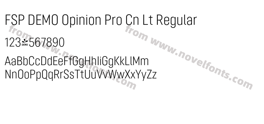 FSP DEMO Opinion Pro Cn Lt RegularPreview