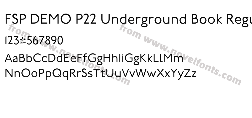 FSP DEMO P22 Underground Book RegularPreview