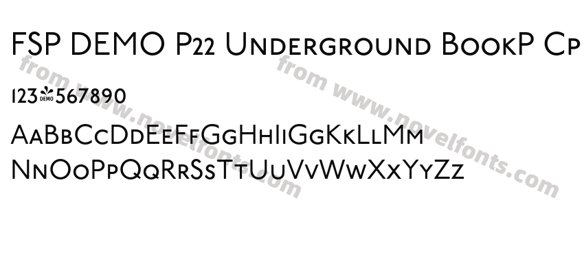 FSP DEMO P22 Underground BookP Cp RegularPreview
