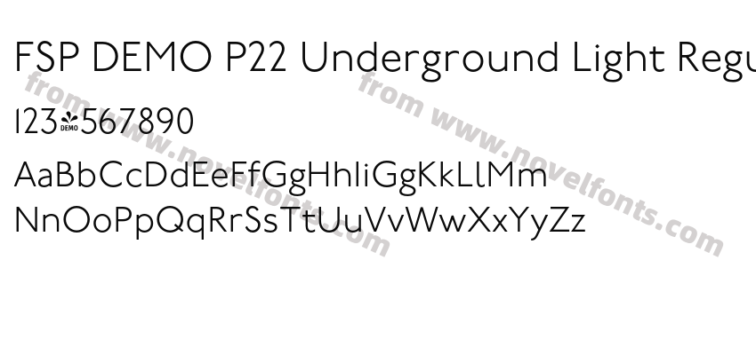 FSP DEMO P22 Underground Light RegularPreview