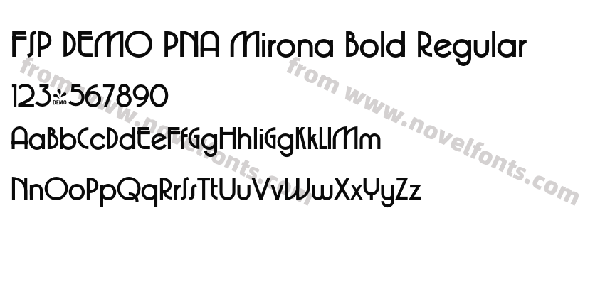 FSP DEMO PNA Mirona Bold RegularPreview