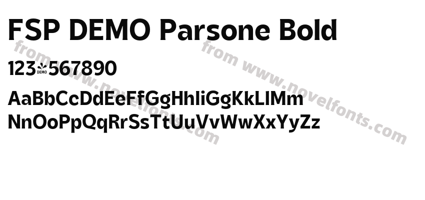 FSP DEMO Parsone BoldPreview