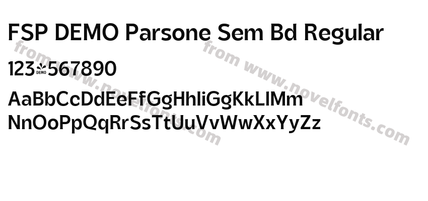FSP DEMO Parsone Sem Bd RegularPreview