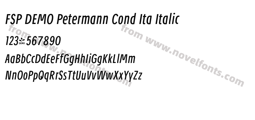 FSP DEMO Petermann Cond Ita ItalicPreview