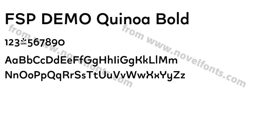FSP DEMO Quinoa BoldPreview