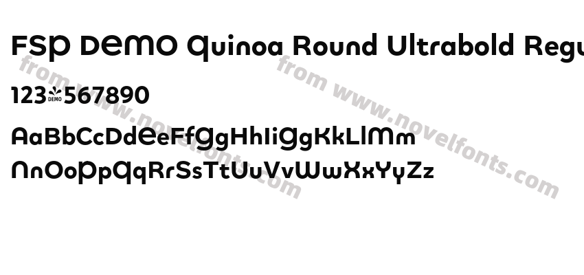 FSP DEMO Quinoa Round Ultrabold RegularPreview
