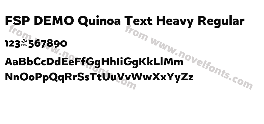 FSP DEMO Quinoa Text Heavy RegularPreview