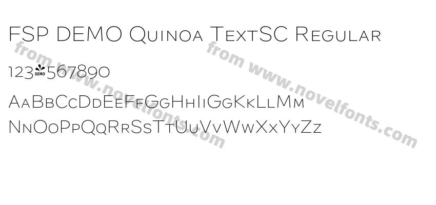 FSP DEMO Quinoa TextSC RegularPreview