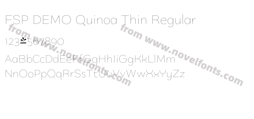 FSP DEMO Quinoa Thin RegularPreview