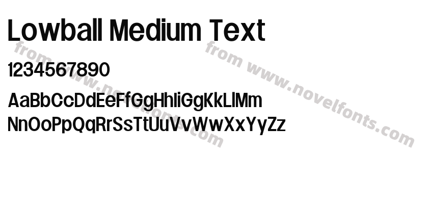 Lowball Medium TextPreview