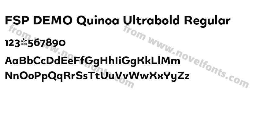 FSP DEMO Quinoa Ultrabold RegularPreview