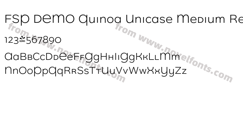 FSP DEMO Quinoa Unicase Medium RegularPreview
