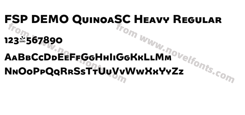 FSP DEMO QuinoaSC Heavy RegularPreview