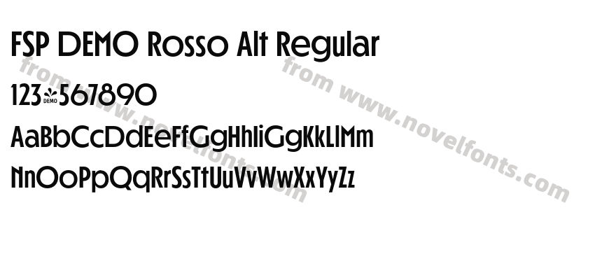 FSP DEMO Rosso Alt RegularPreview
